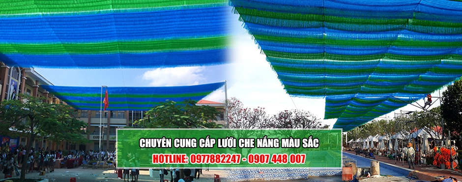 Lưới che nắng màu sắc